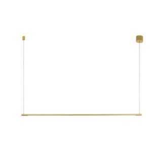 Moderni LED luster ELETTRA 120cm zlatni – visilica za trpezariju i dnevni boravak (20W, 3000K)