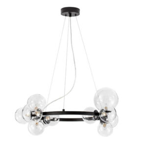 Visilica Odillia 11xG9 crna NOVA LUCE