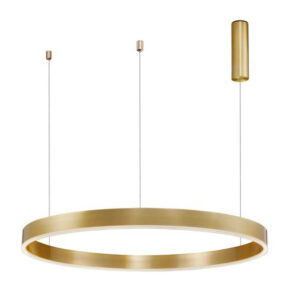 Moderni luster MOTIF LED – visilica za trpezariju i dnevni boravak (zlatni dizajn)