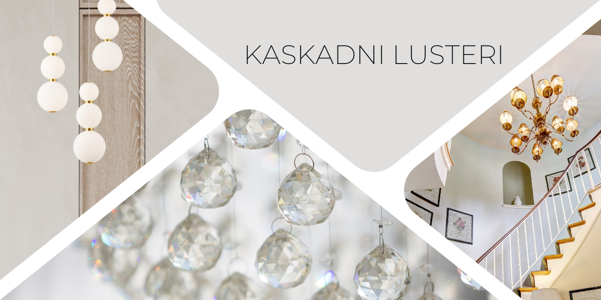 Lusteri Kaskadni lusteri - Delta Elektro