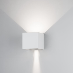 Vanjska zidna svjetiljka COMO, LED 2x3W, 510lm, 3000K, IP54, bijela