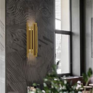 Alternative view of Zidna svjetiljka FELIX, LED 8x3W, 3000K, H-500, zlatna