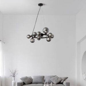 Alternative view of Visilica ODILLIA, LED G9, max 11x5W, PROM 642, crna dim siva