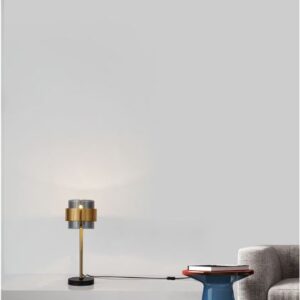 Alternative view of Stolna svjetiljka SIANNA, LED E27, max 1x12W, crna mesing