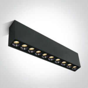 Stropna svjetiljka LED 24W, 3000K, L-273, DARK LIGHT, crna