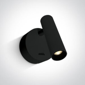 Zidna svjetiljka LED 3W 3000K IP20 100-240V crna - ONE LIGHT