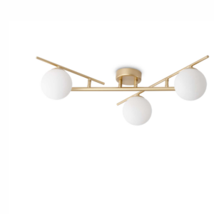 Plafonjera ATLAS 3xG9 zlatna IDEAL LUX
