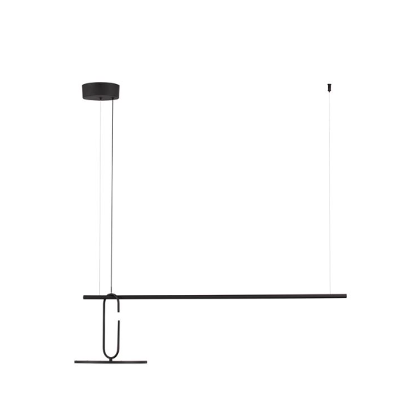 Visilica GEA 22W 3000K crna NOVA LUCE