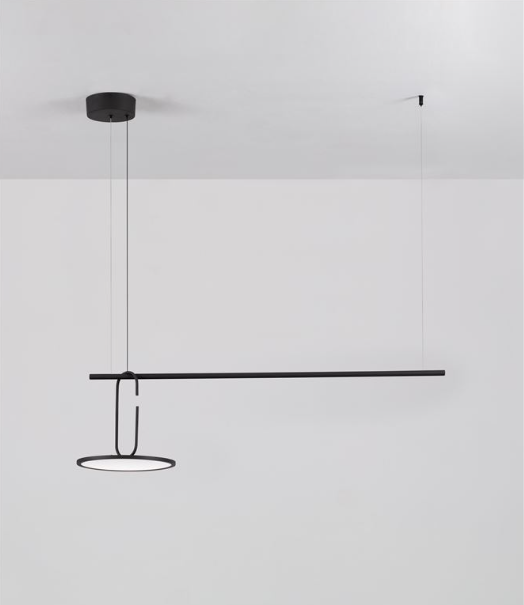 Visilica GEA 22W 3000K crna NOVA LUCE - Slika 2