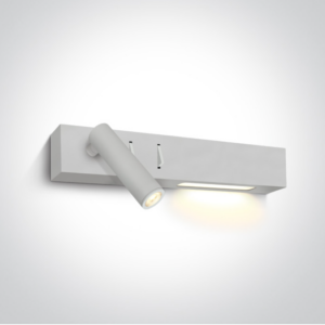 Zidna svjetiljka LED 3W + LED 6W 3000K IP20 230V bijela