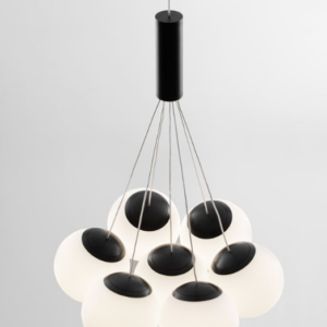 Alternative view of Visilica NUVOLE LED 49W 3000K crna NOVA LUCE