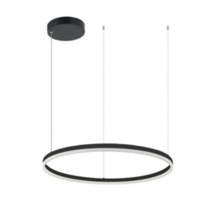 Visilica crna okrugla 55W 3000K ZAMBELIS