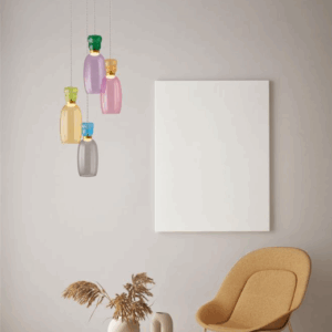 PLUMA VISILICA LED /3000K/32W/3660Lm/ZLATNA JASPER, YELLOW, PINK, GREEN, BLUE NOVA LUCE