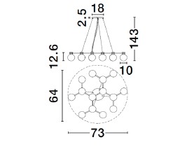 NOVA LUCE VISILICA OVALINO LED G9 14x5 9620162 - Slika 2