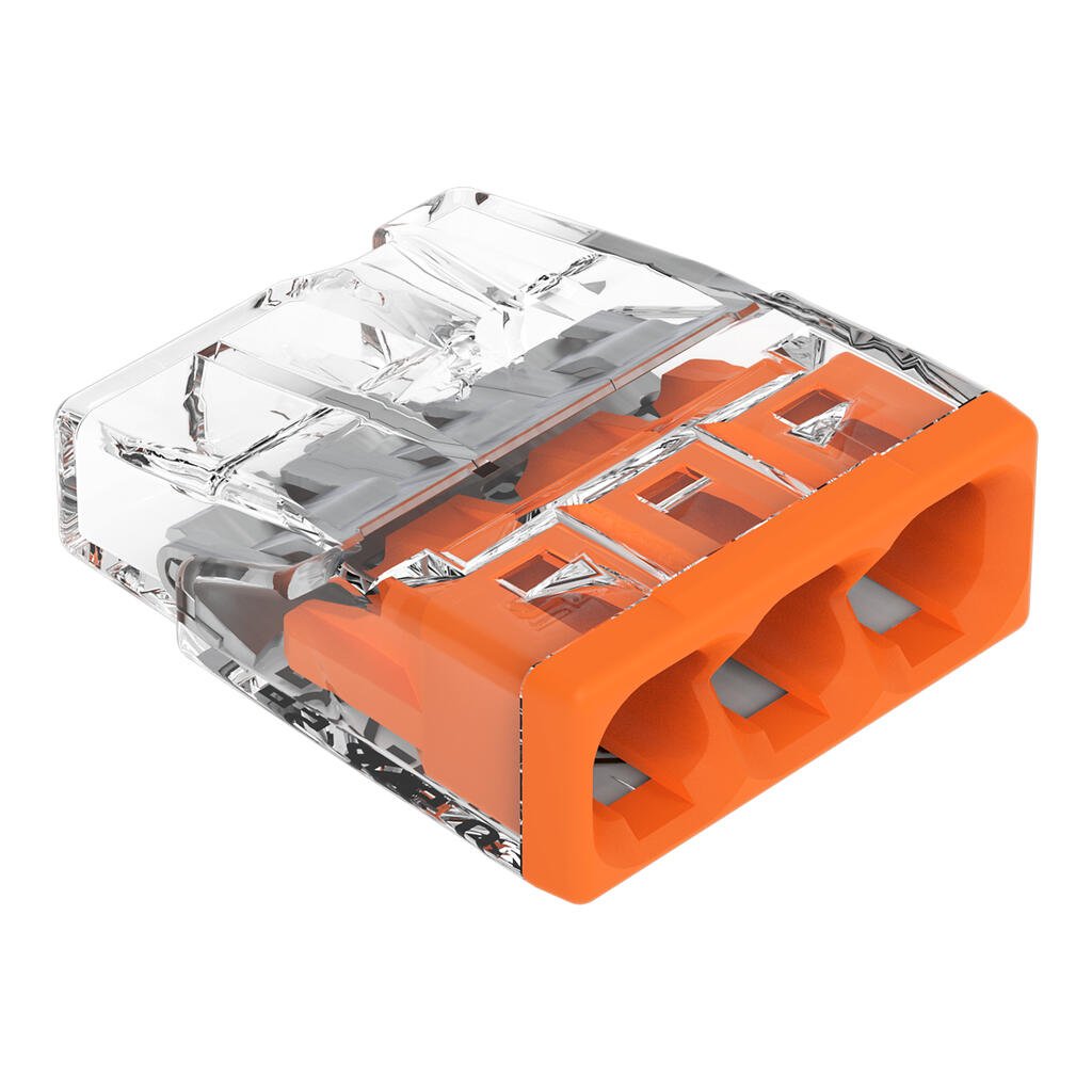 WAGO 2273-203 | 3-polna Push-Wire stezaljka 0,5–2,5 mm²