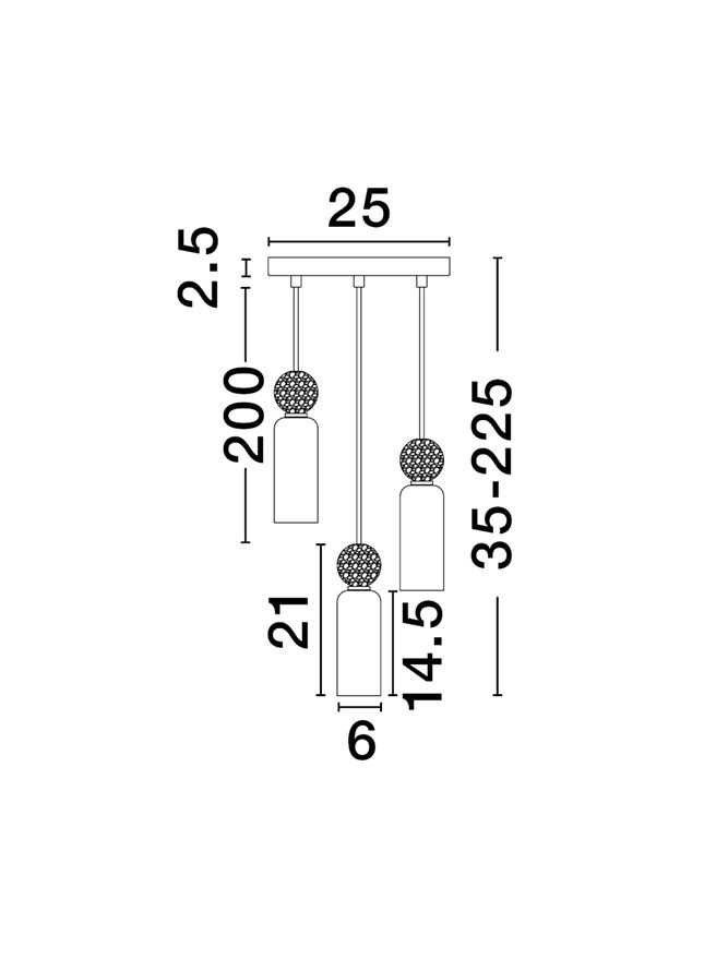 Nova Luce FILOMENA 9019785 – elegantna viseća lampa sa prirodnim travertinom - Slika 3