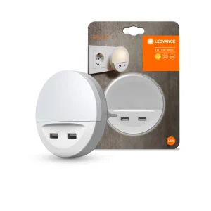 Alternative view of EDVANCE Lunetta USB – LED noćno svjetlo s USB punjačem