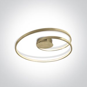 LED plafonjera 30W 1500lm – ONE LIGHT - plafonska svjetiljka 3000K zlatna